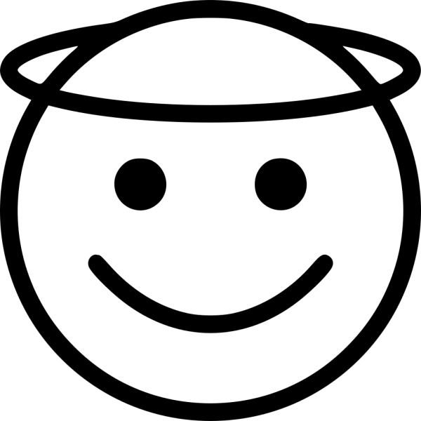 Смайлик ангел