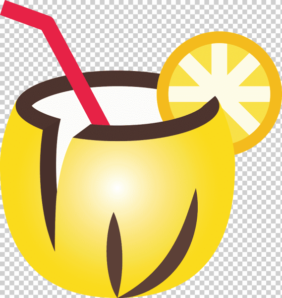 Emoji коктейль PNG