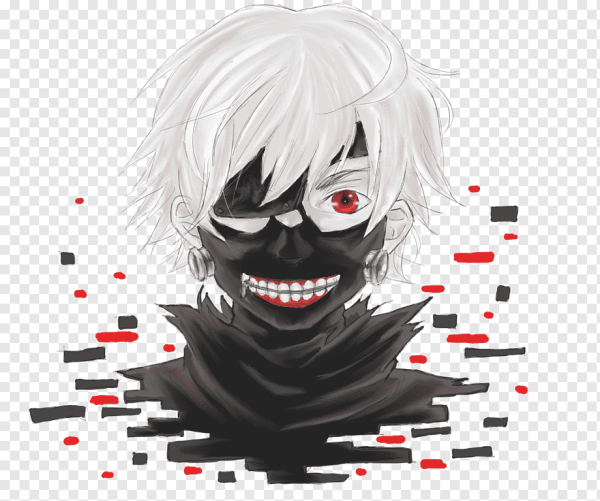 Волосы аниме Токийский гуль Канеки