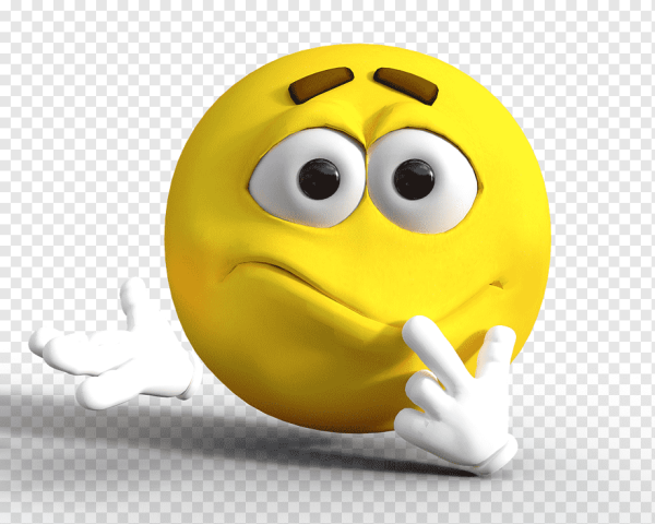 Смешной жёлтый смайлик