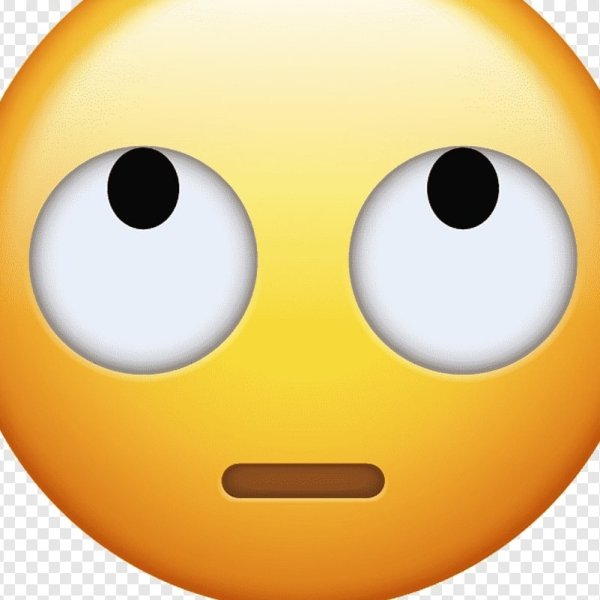 Смайл закатывающий глаза