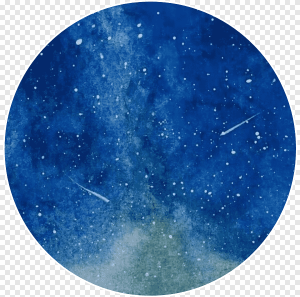 Небесные звезды на прозрачном фоне