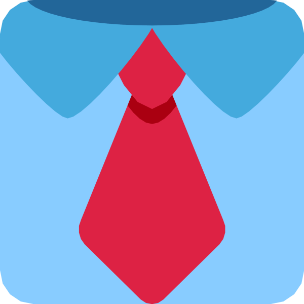 ЭМОДЖИ рубашка с галстуком