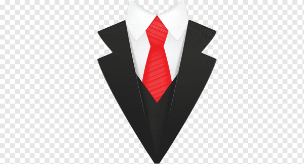 Пиджак с галстуком вектор