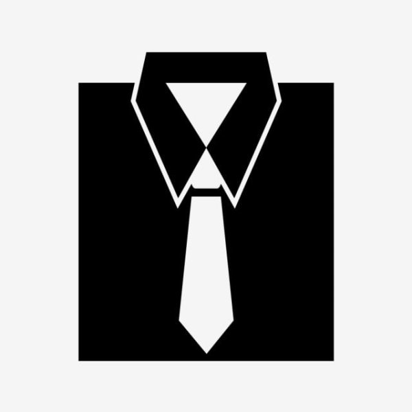 Рубашка с галстуком вектор