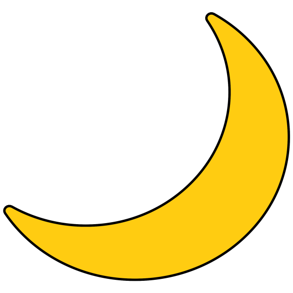 ЭМОДЖИ полумесяц