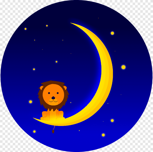 Месяц Луна смайлик