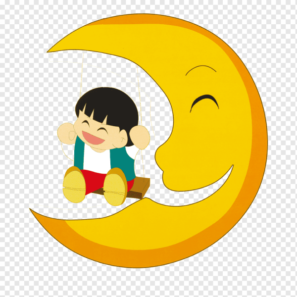 Луна рожица детское