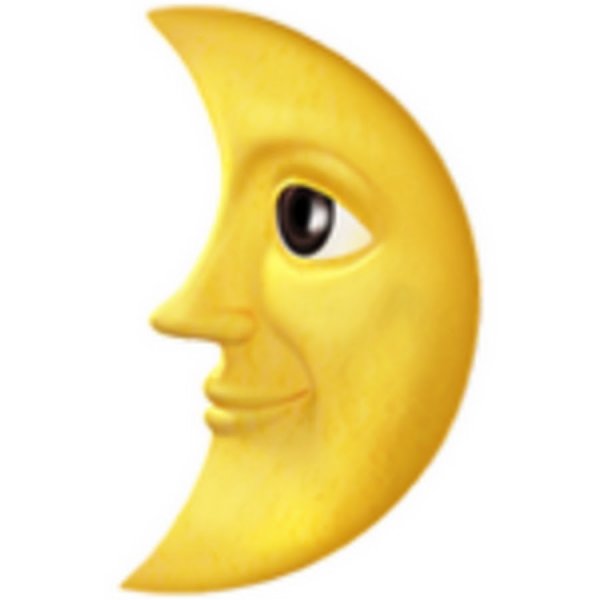 Полумесяц с лицом