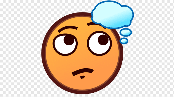 Задумчивый смайлик