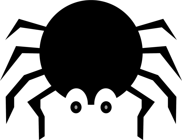 Силуэты жучков паучков