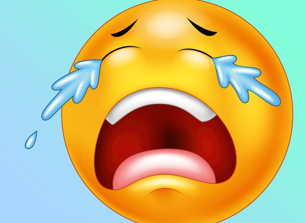 Смайлики плачущие