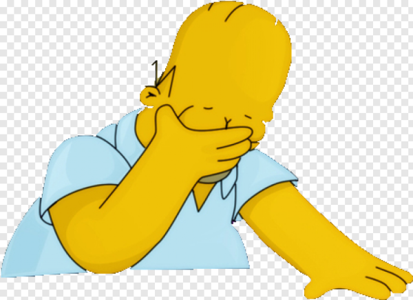 Facepalm симпсоны