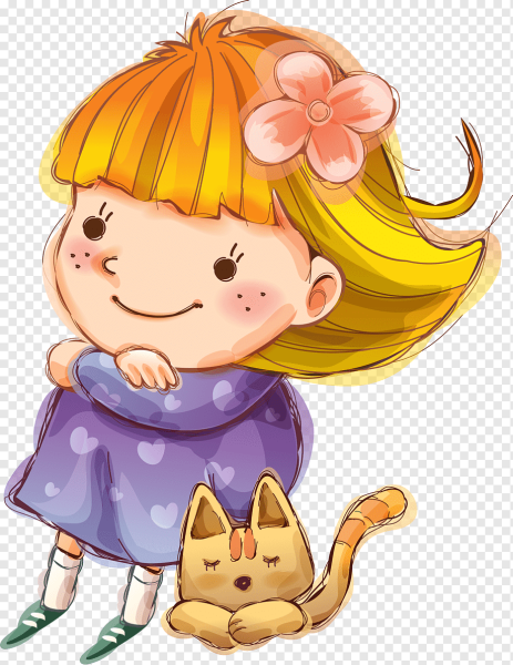 Мультяшная девочка