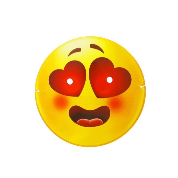 Маска карнавальная смайлик