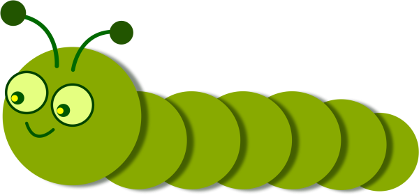 Гусеница вектор