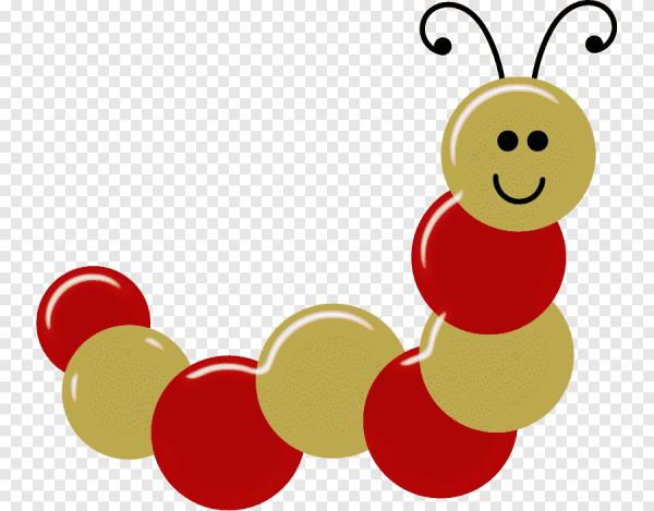 Гусеница из шариков рисунок