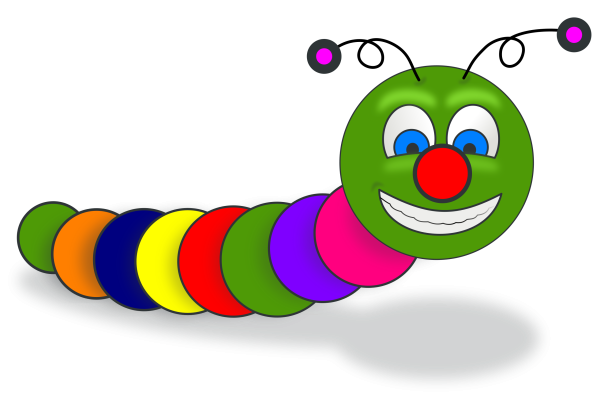 Весёлая гусеница