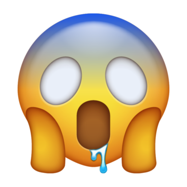 Эмодзи ужас