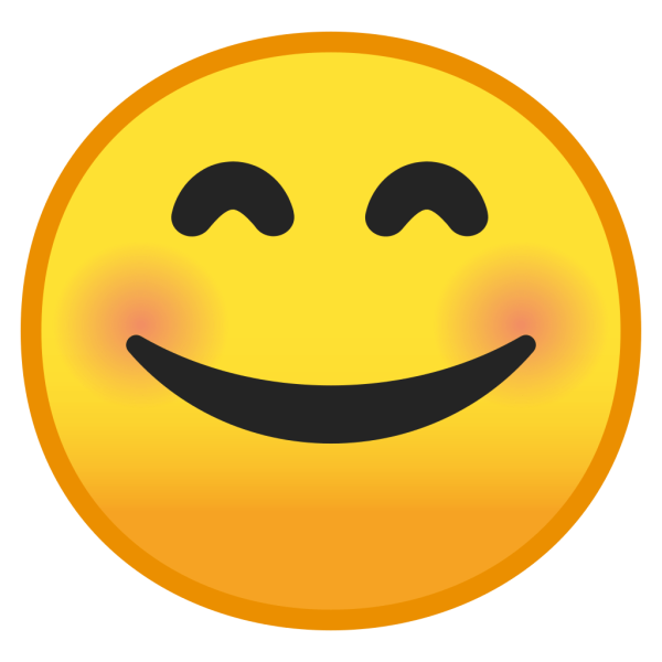 Улыбающийся смайлик эмодзи