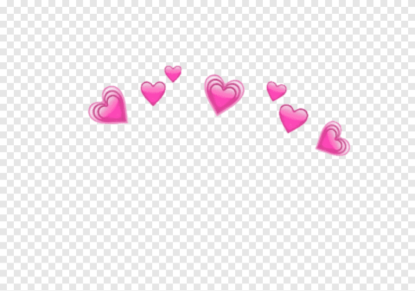 Смайл сердечко на прозрачном фоне