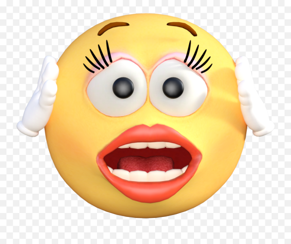 Удивленный смайлик