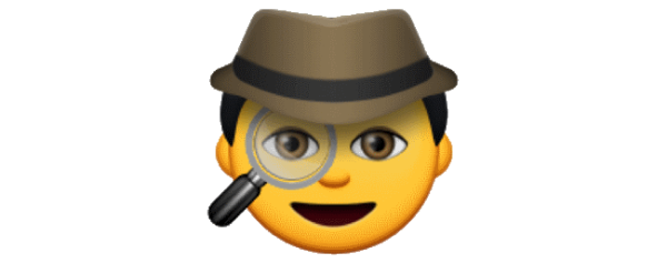 Эмодзи сыщик
