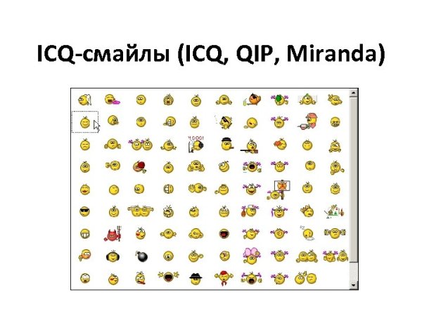 Смайлы ICQ
