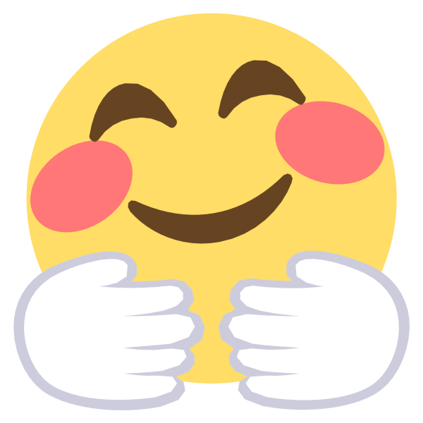 Смайлик обнимаю