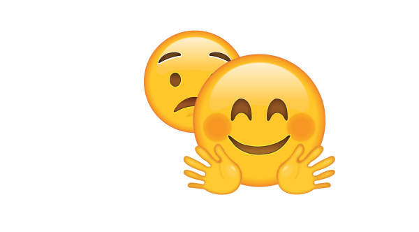 Смайлик обнимаю