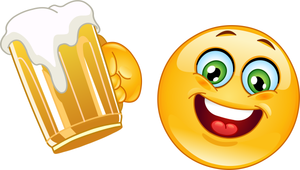 Смайлик с пивом