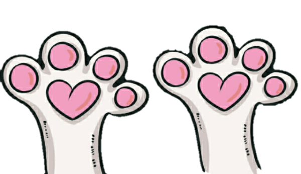 Кошачьи лапки мультяшные