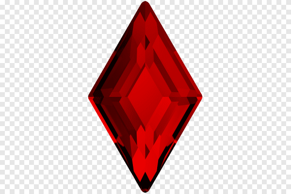 Ограненный Рубин ромб