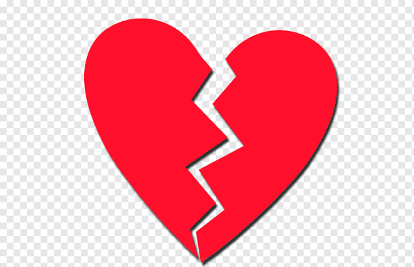 Половина сердечка