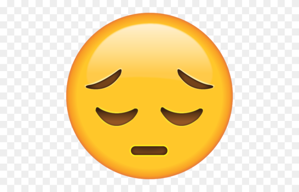 Грустный смайлик