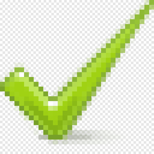 Пиксельная галочка