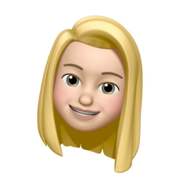 Смайлик девушка блондинка