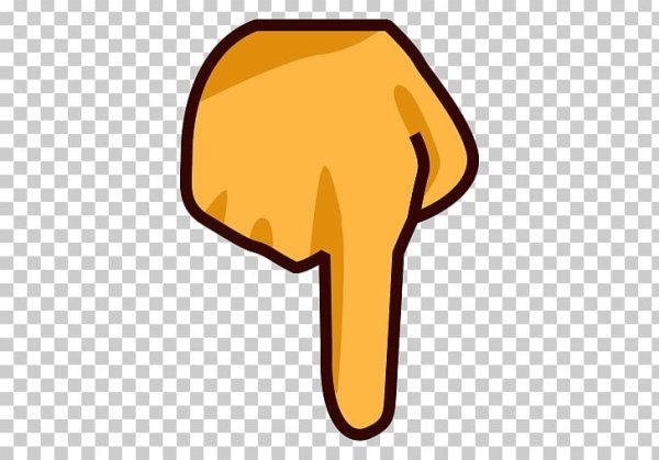 Палец вниз Смайл