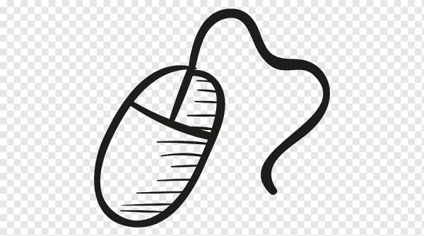 Контур компьютерной мышки