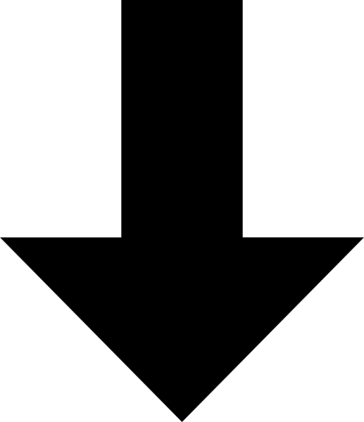 Стрелка сверху вниз