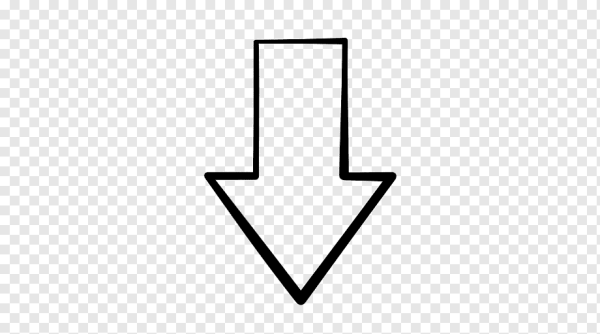 Белая стрелка вниз