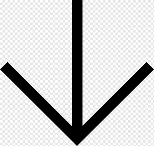 Черная стрелка вниз