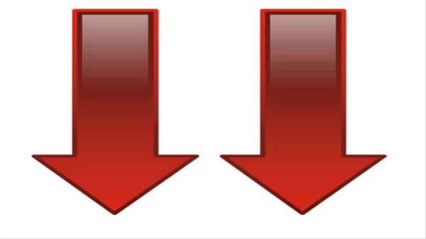 Две стрелки вниз