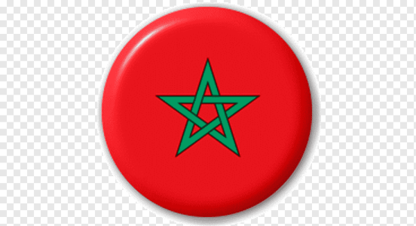 Флаг Марокко круглый