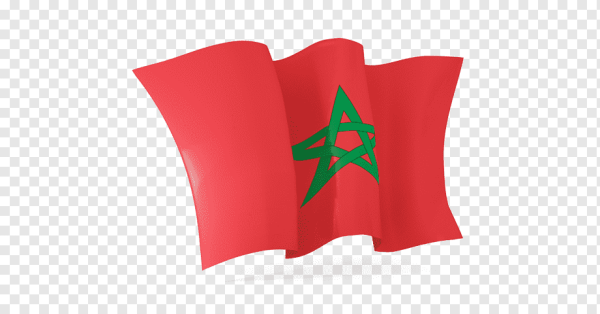 Флаг Марокко на прозрачном фоне