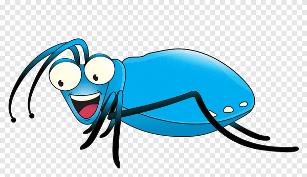 Жук носорог мультяшный