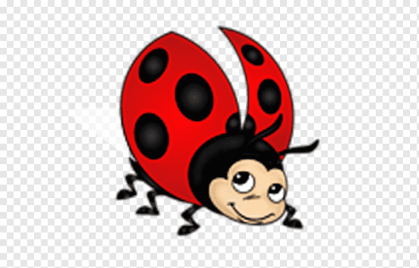 Божья коровка мультяшная