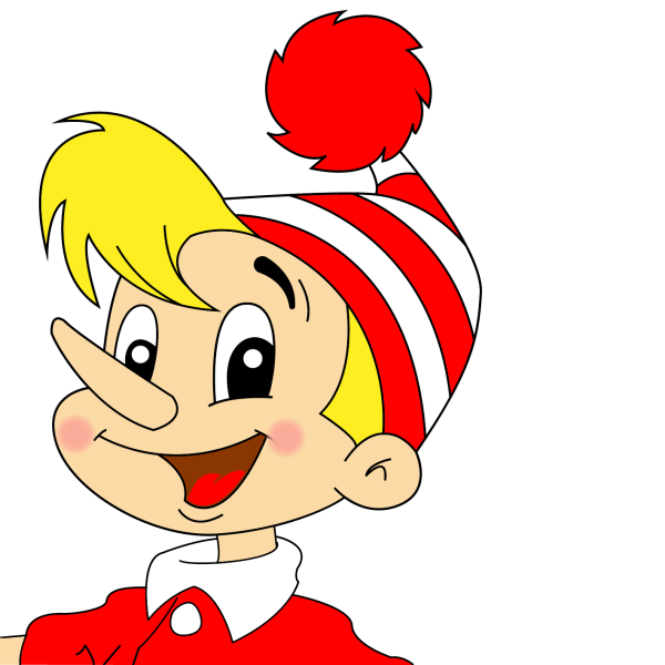 Буратино рисунок