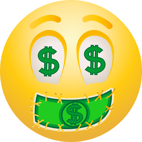 Богатый смайлик