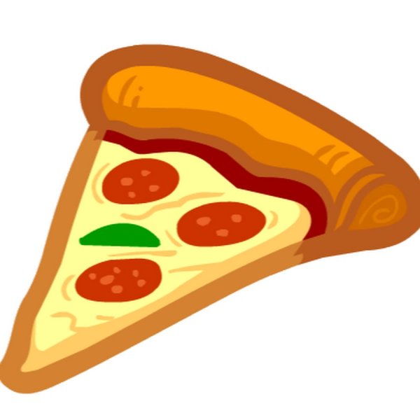 Кусок пиццы смайлик